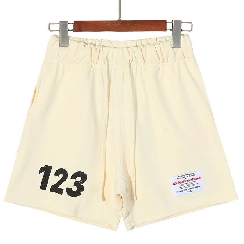 RRR123 letter printing Shorts