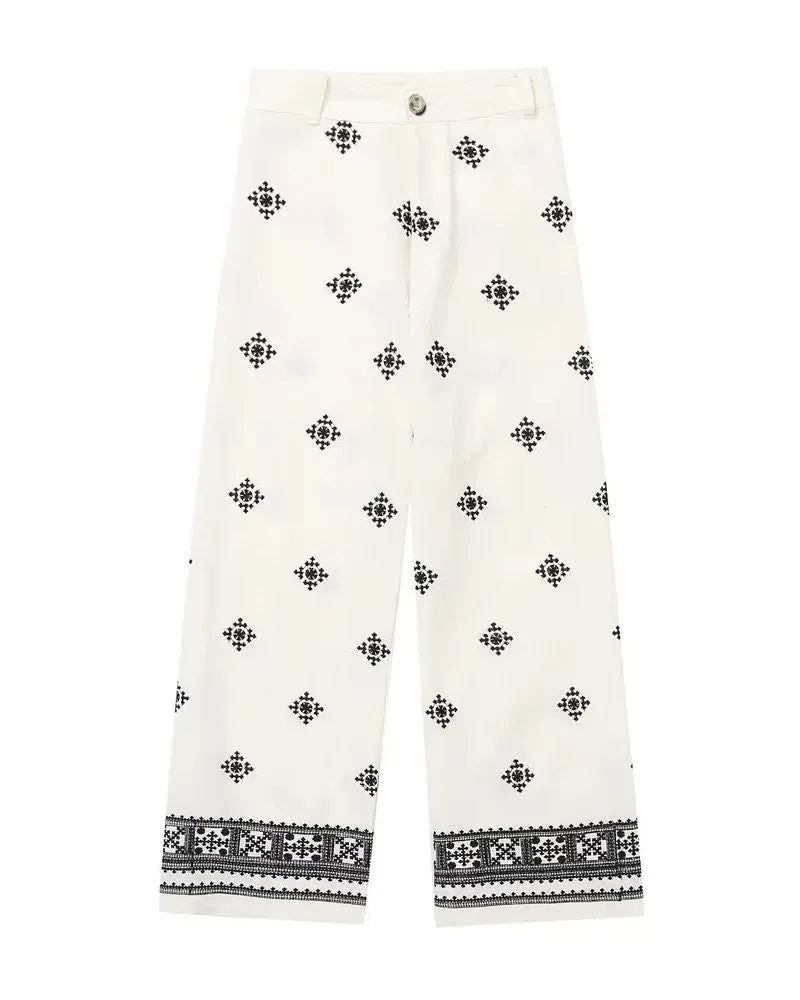 SALINA - WIDE LEG SUMMER PANTS