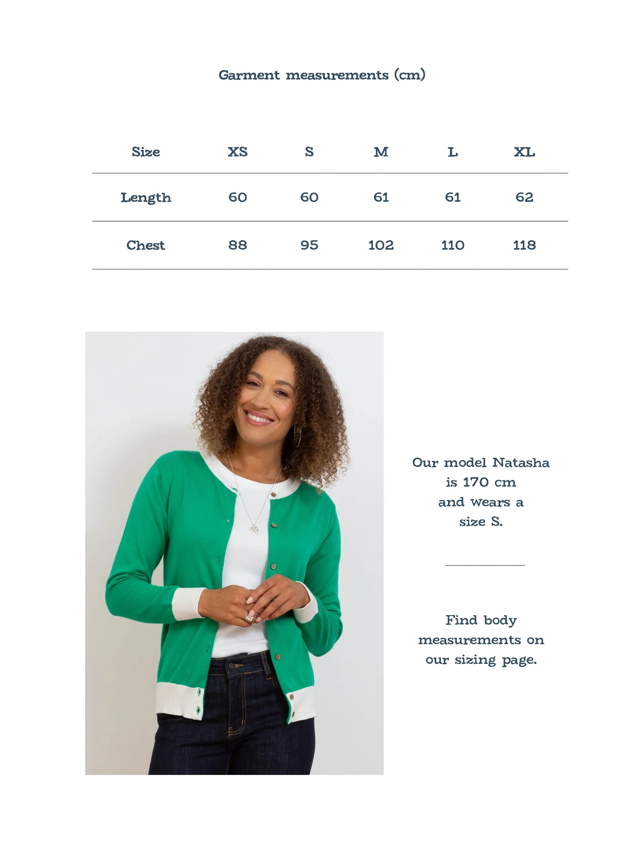 Sandecotes knit cardigan green