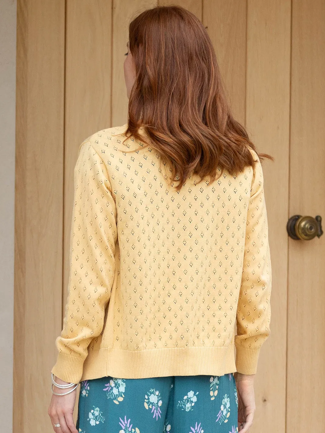 Sandecotes knit cardigan sand