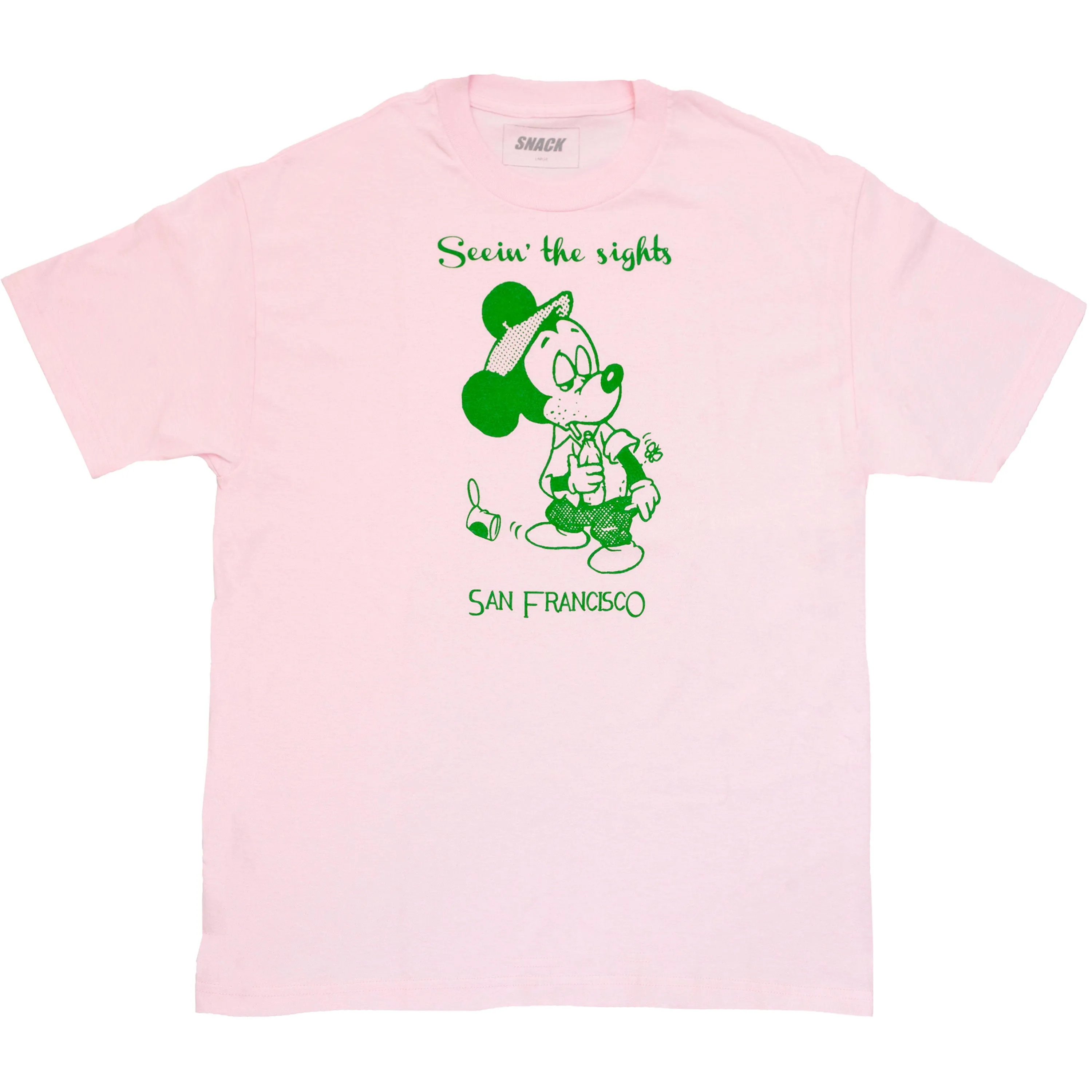 SEEIN THE SIGHTS TEE PINK