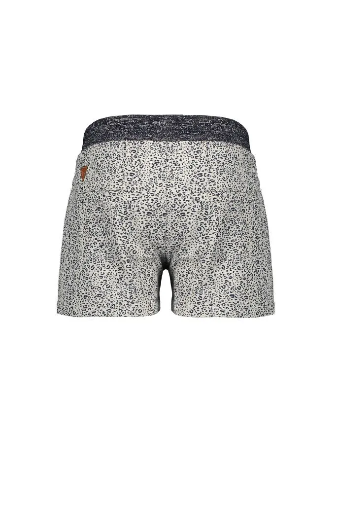 Selias Grey Animal Print Shorts