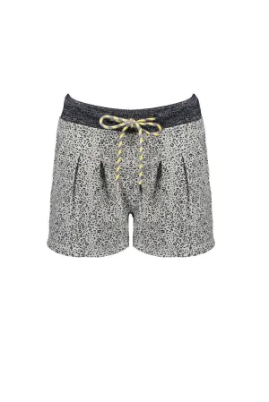 Selias Grey Animal Print Shorts