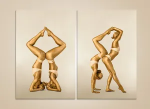 SET OF 2 Peaceful Pose, Blissful Balance