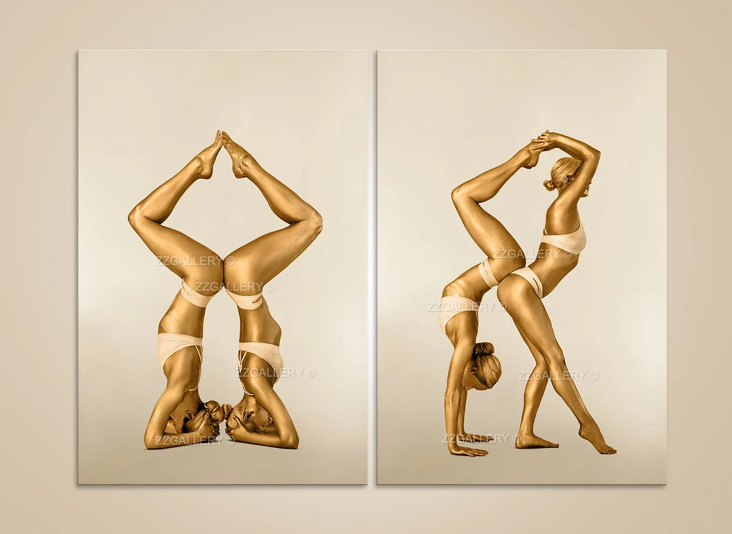 SET OF 2 Peaceful Pose, Blissful Balance