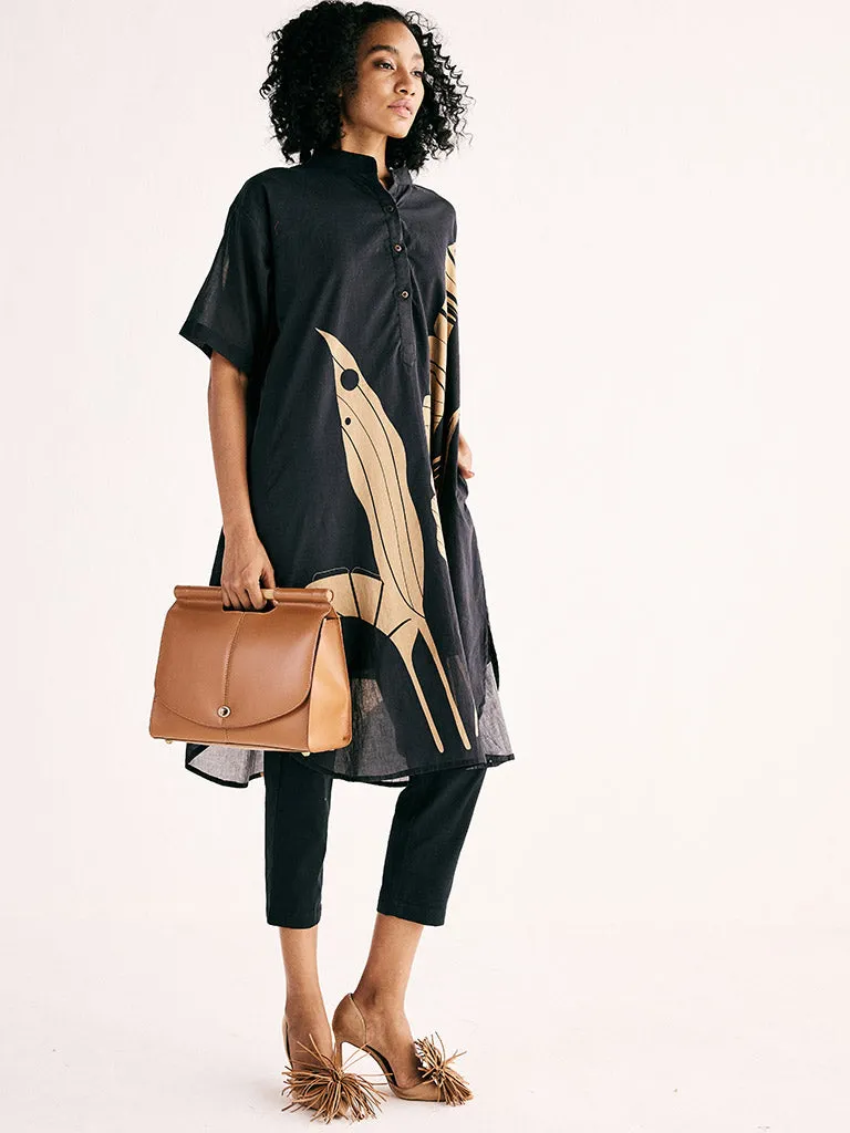Shadow Leaf Tunic Set