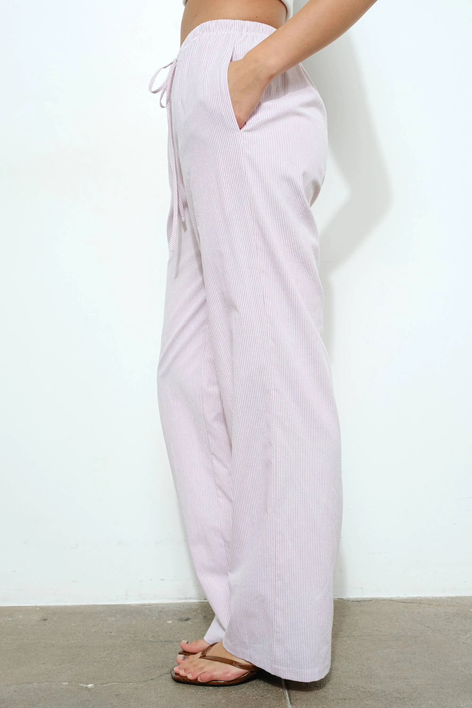 Simple Drawstring Pants