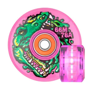 Slime Balls Gator Swamp Spew Light Ups OG Slime Transparent Pink 66mm