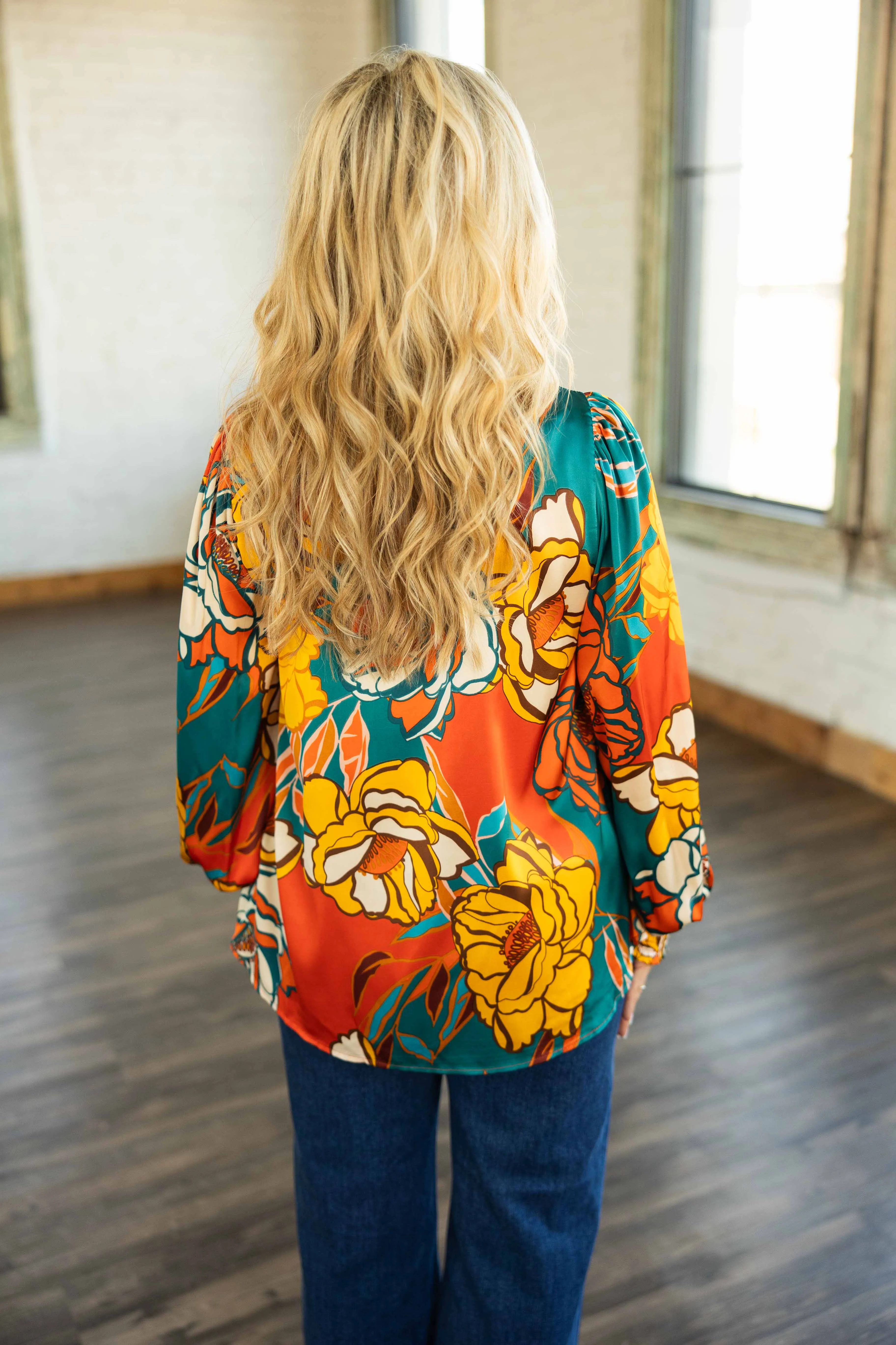 SLOANE FLORAL BLOUSE