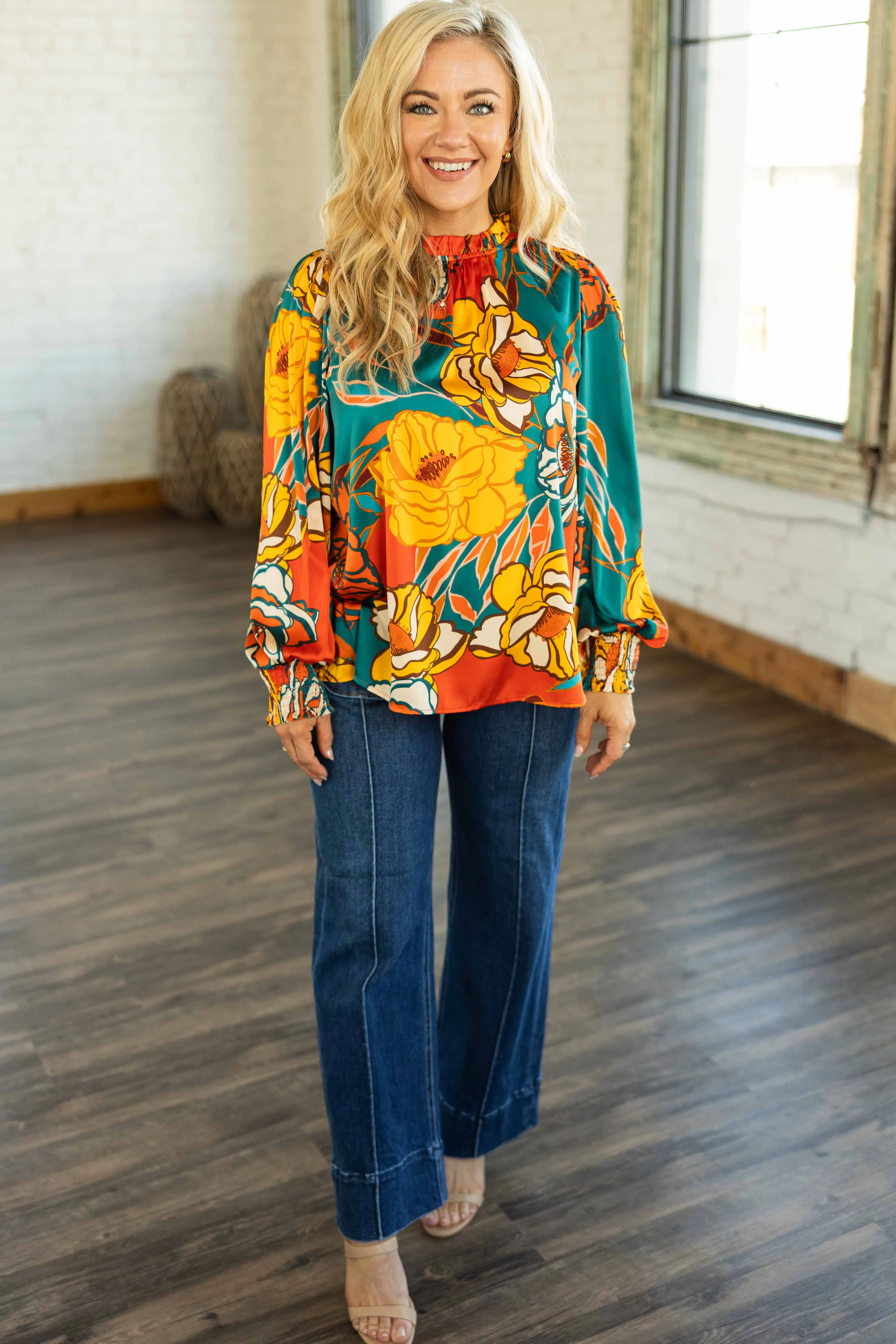 SLOANE FLORAL BLOUSE