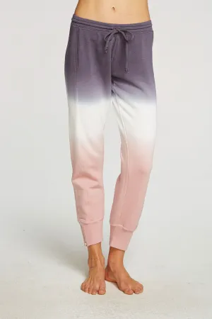 Slub French Terry Zip Side Jogger
