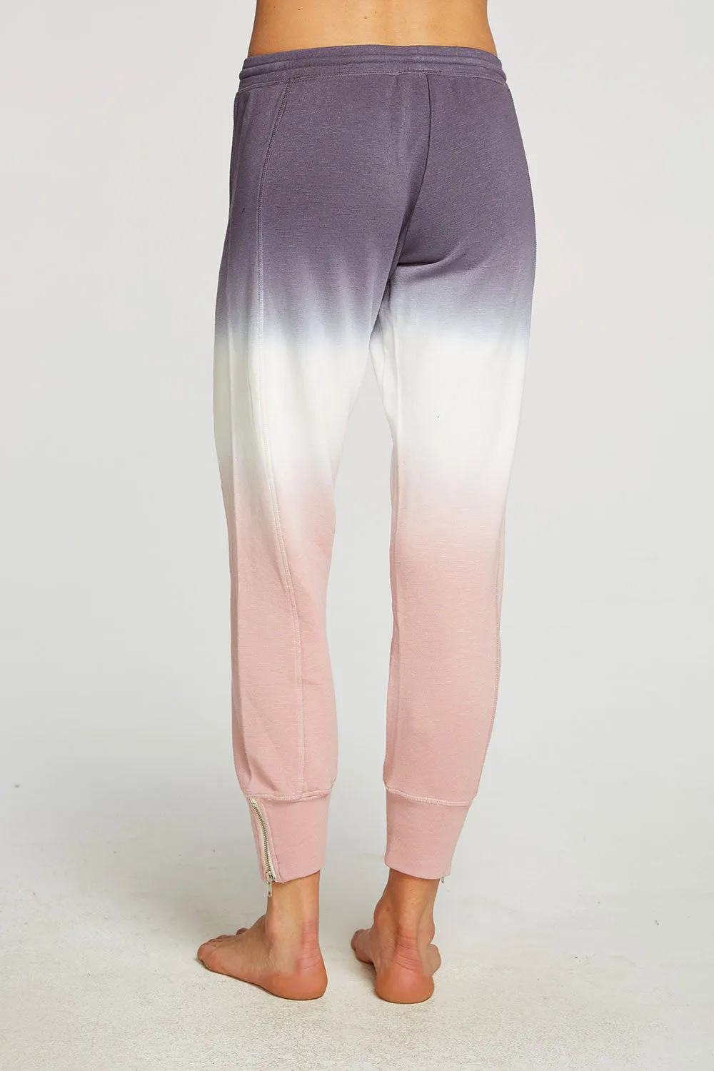 Slub French Terry Zip Side Jogger