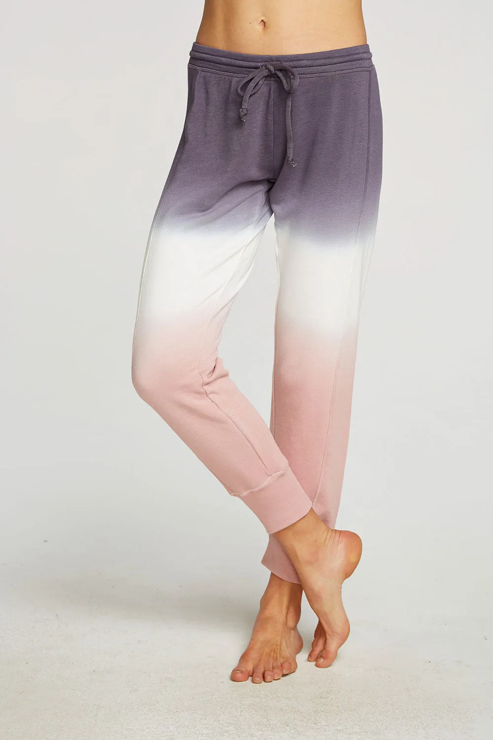 Slub French Terry Zip Side Jogger