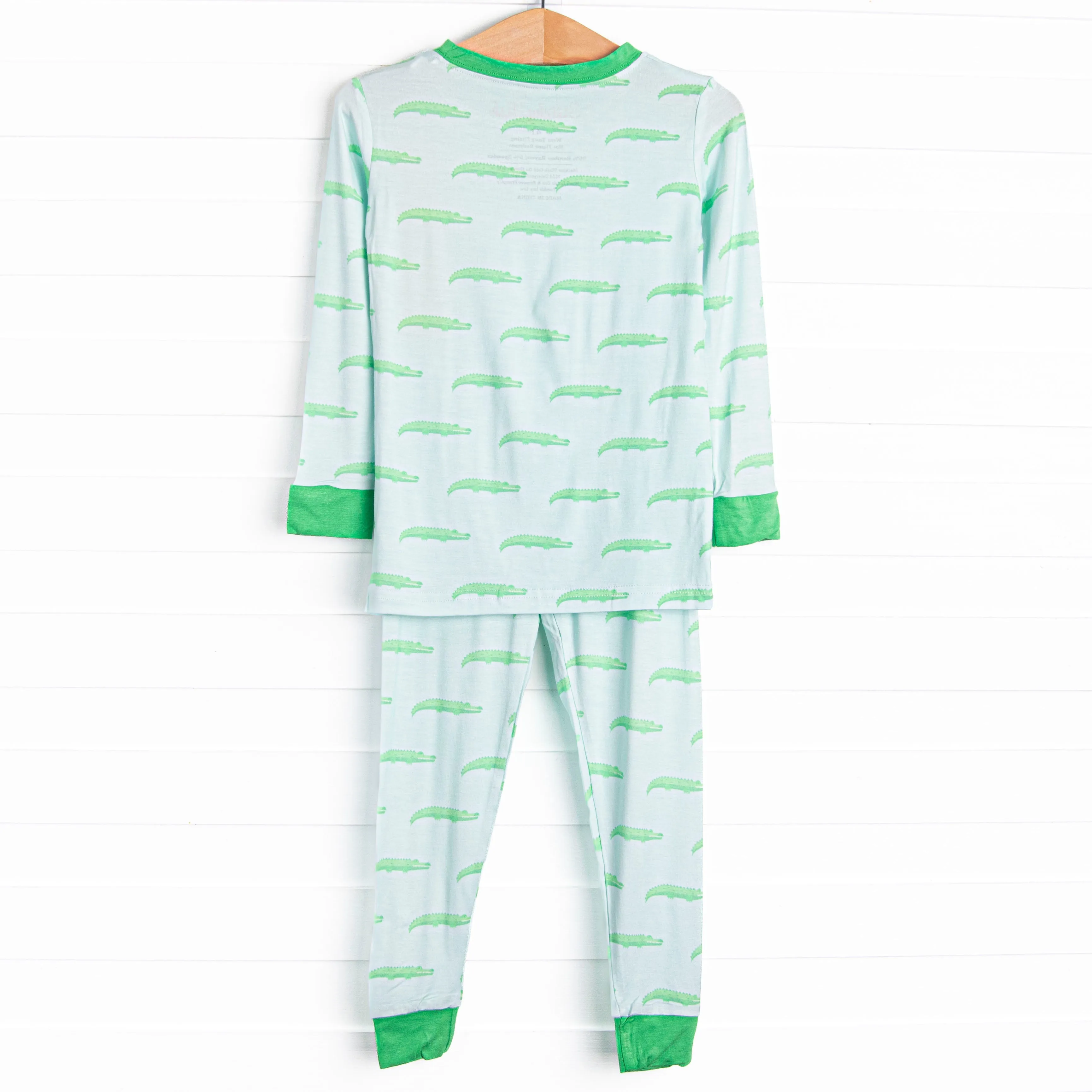 St. Augustine Bamboo Pajama Set, Blue