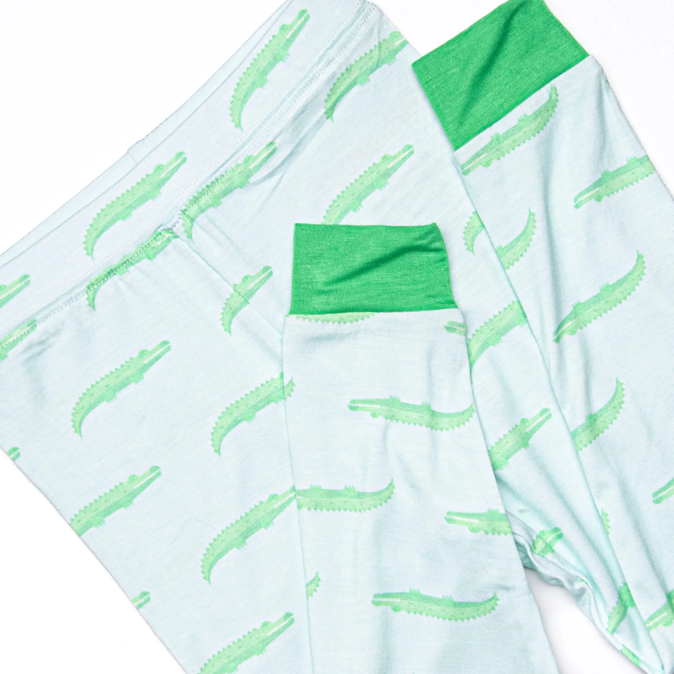 St. Augustine Bamboo Pajama Set, Blue
