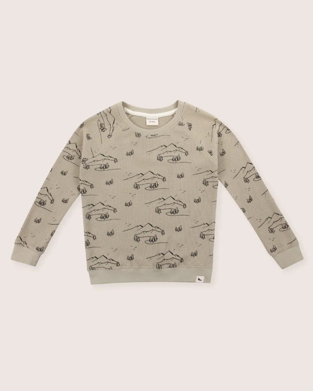 Stone Wilderness Print Sweatshirt