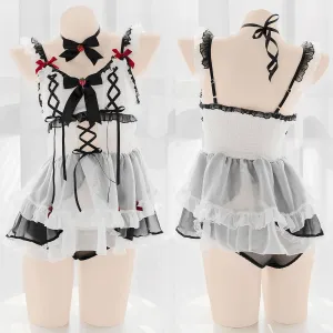 Strawberry Ribbon Pajama Set yc24722