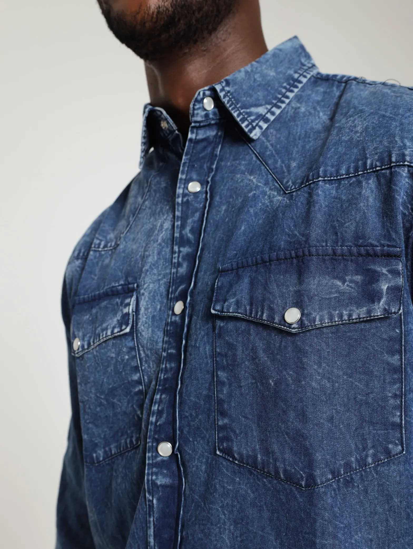 Stretch Shirt - Denim