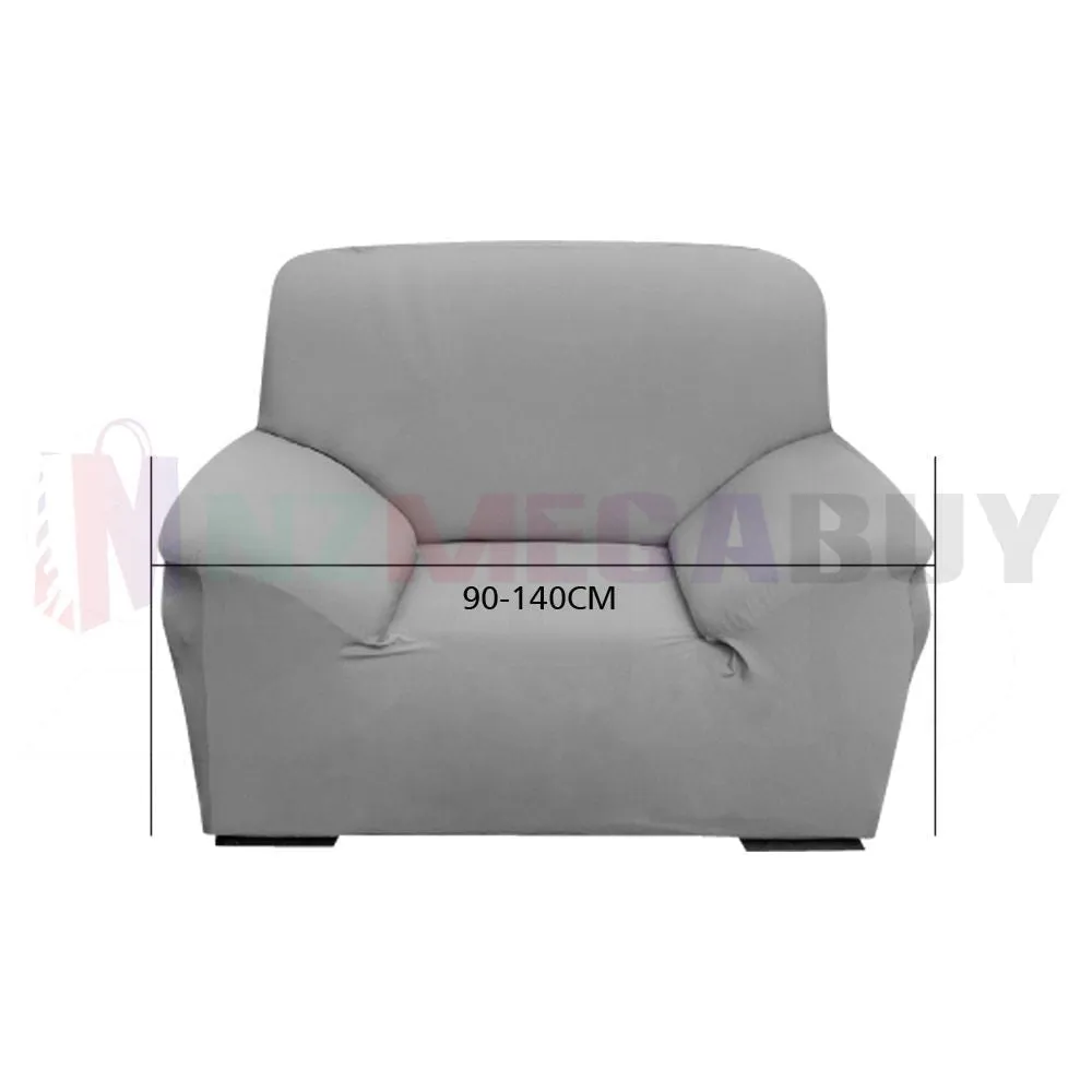 Stretch Sofa Cover Loung Couch Removable Slipcover 1/2/3/4Seater 1 Cushion Cover * Mia 2 *4 Sizes