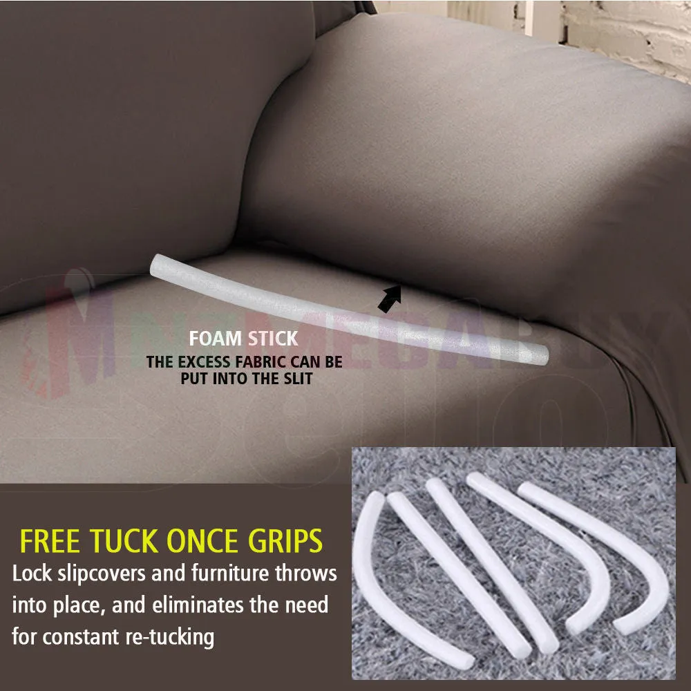 Stretch Sofa Cover Lounge Couch Removable Slipcover 1 Seater   1 Cushion Cover*4 Sizes