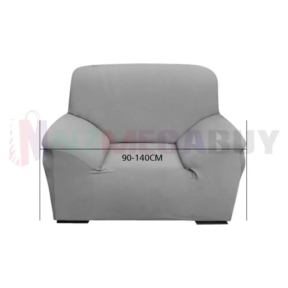 Stretch Sofa Cover Lounge Couch Removable Slipcover 1 Seater   1 Cushion Cover*4 Sizes
