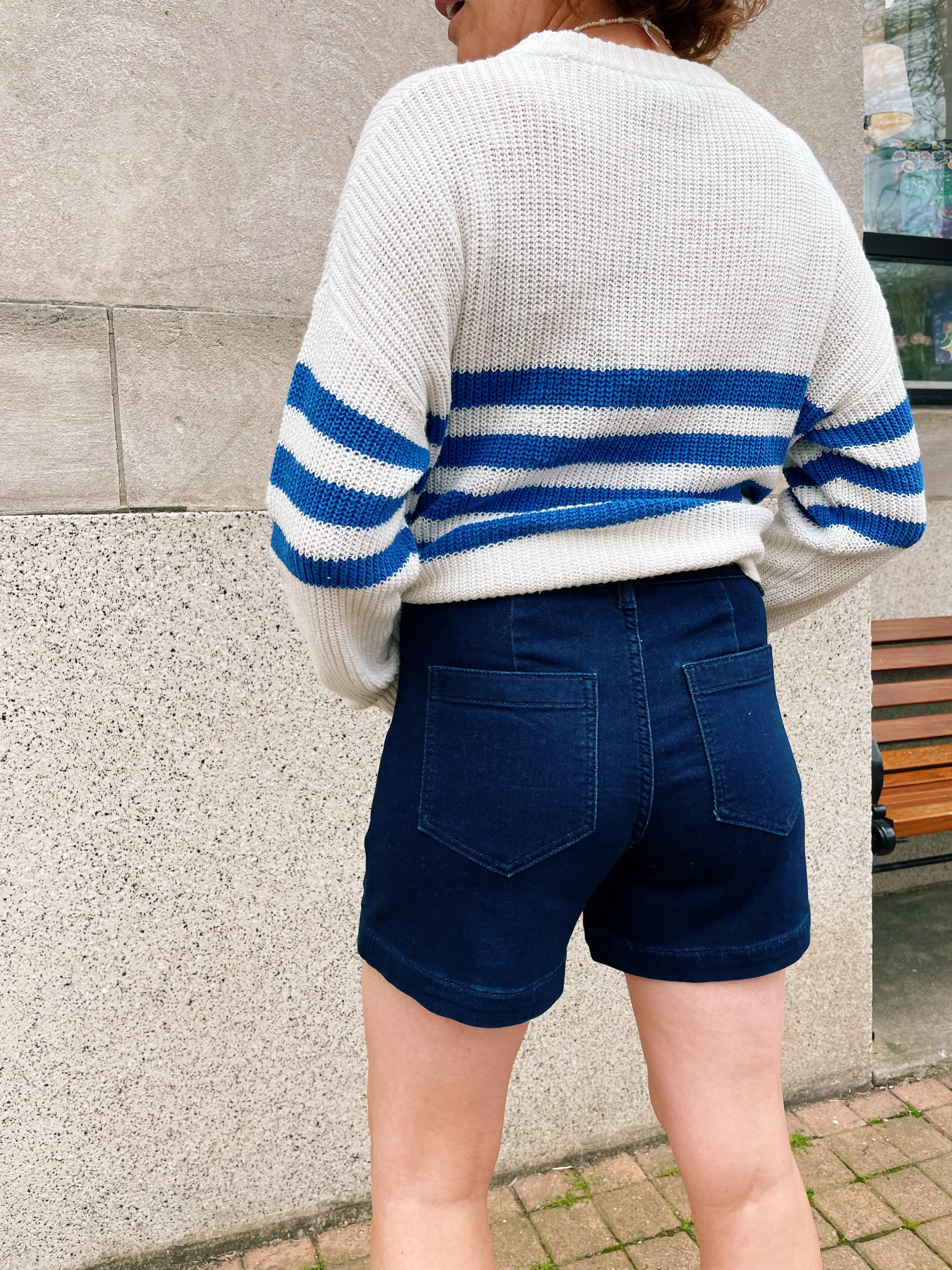 Stretch Terry Patch Pocket Short