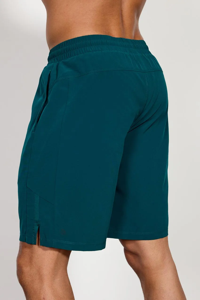 Stride Short with Liner - 9" - Botanical Garden