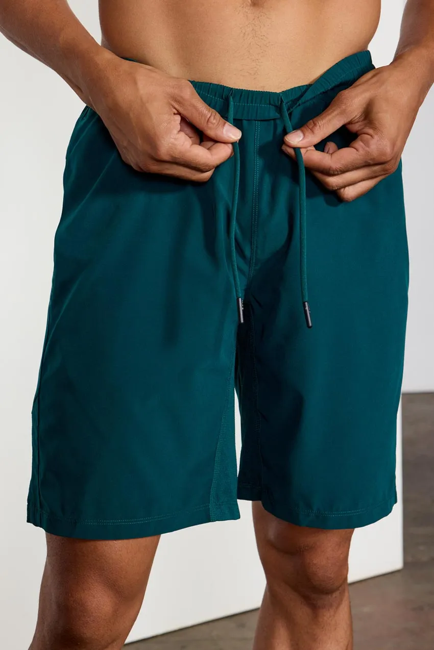 Stride Short with Liner - 9" - Botanical Garden
