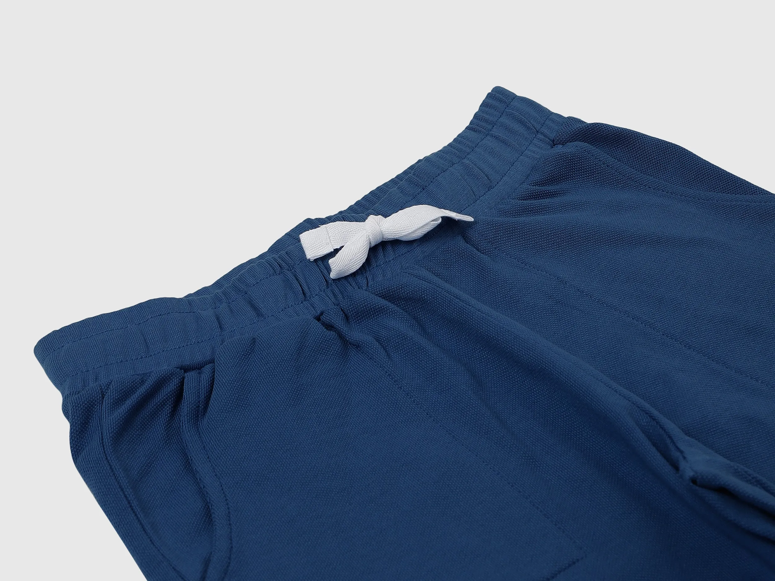 Striped & Branded Regular Fit Shorts