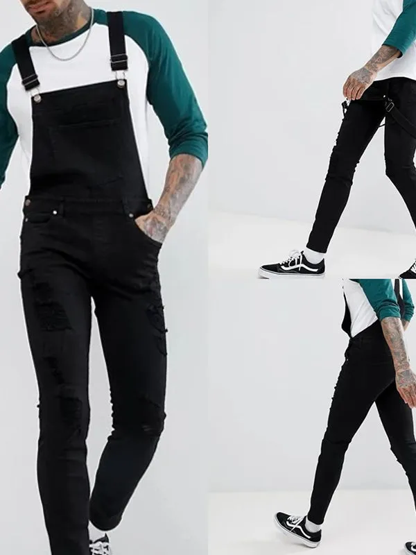 Suspender Denim Jumpsuit