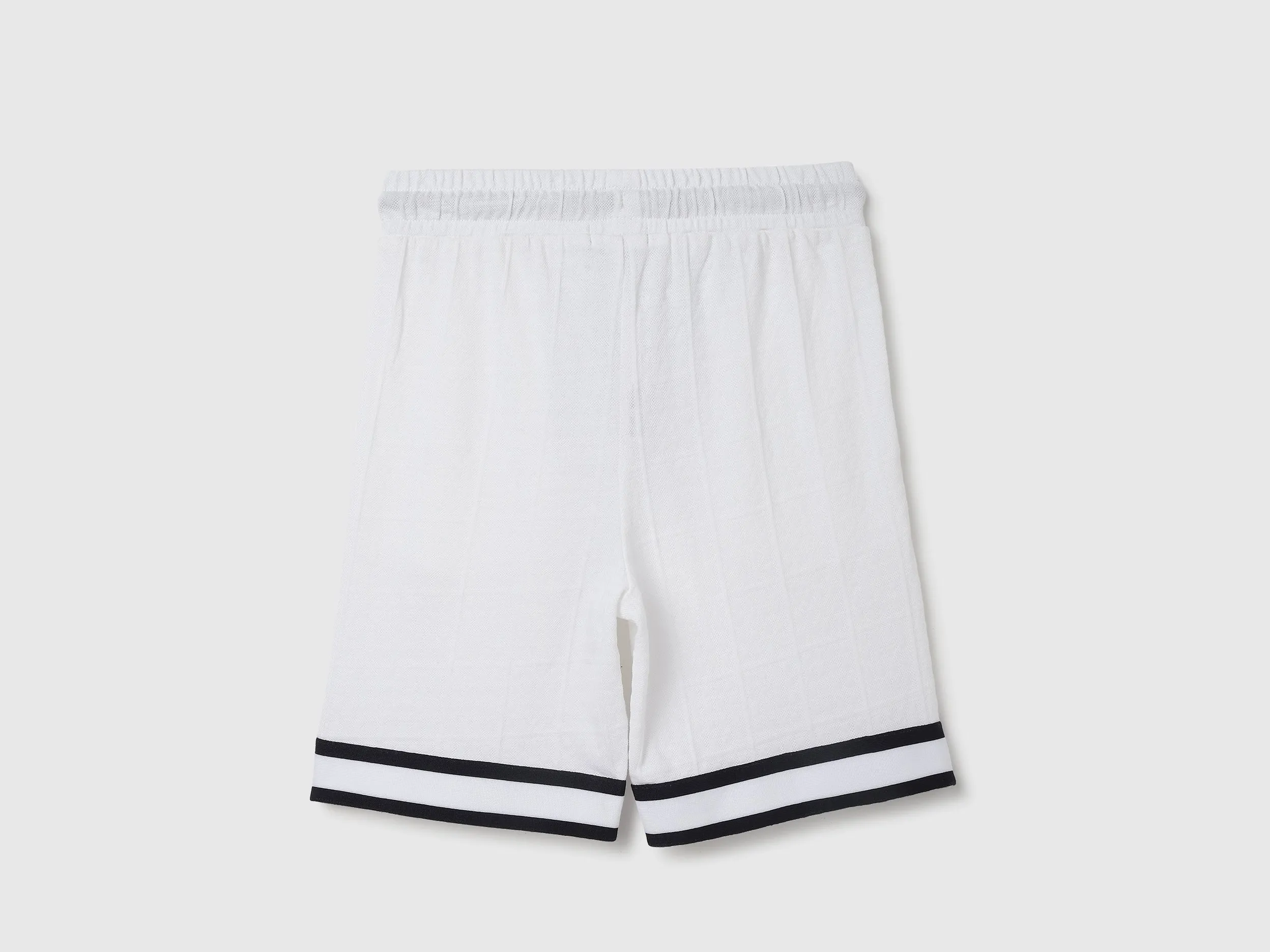 Textured Pattern Shorts