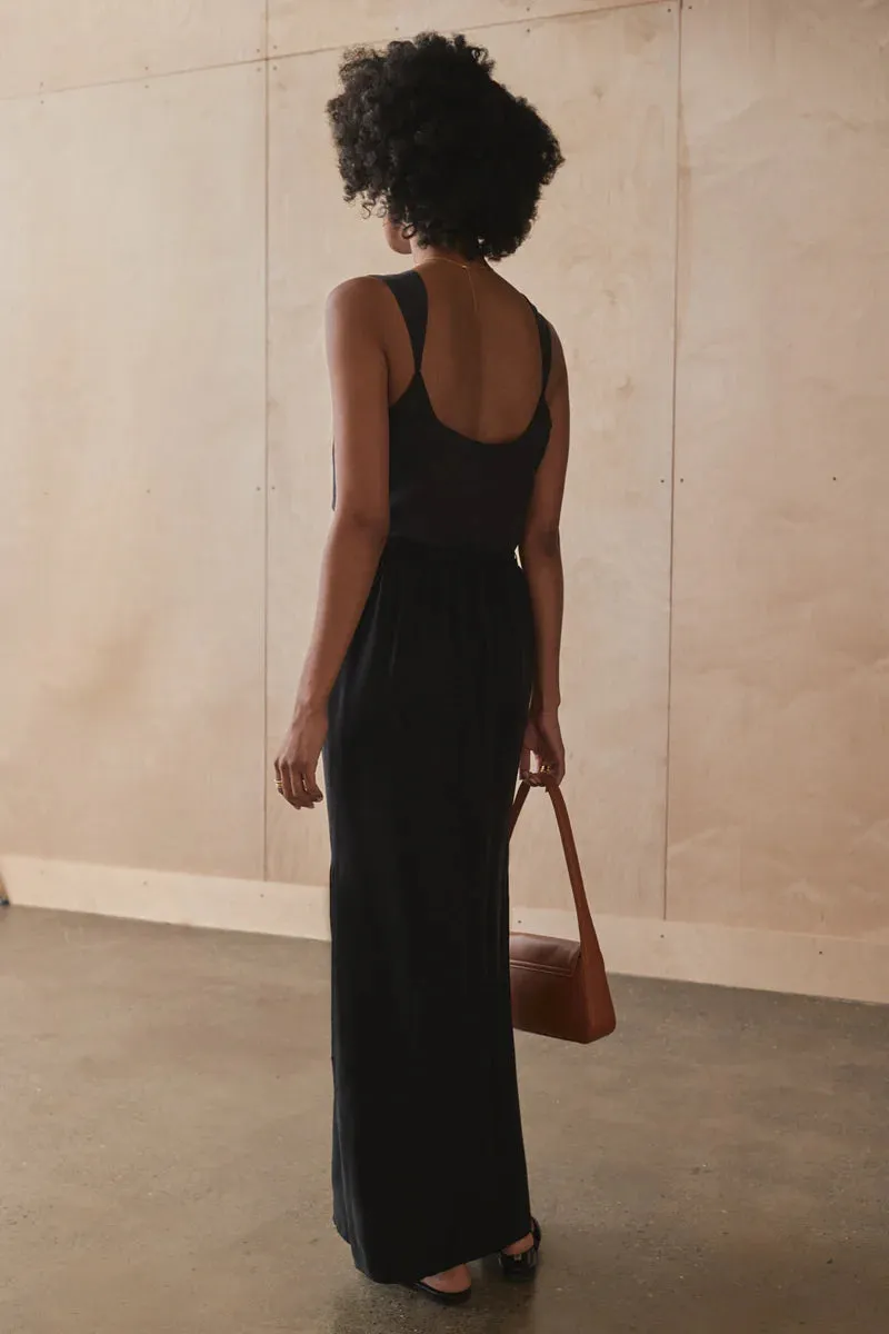The Matilda Top in Noir