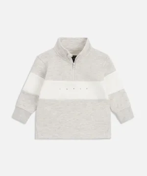 The Newhall Track Top - Oat/White