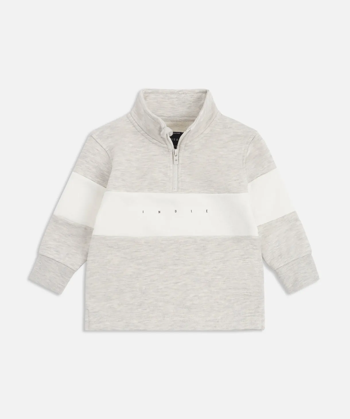 The Newhall Track Top - Oat/White