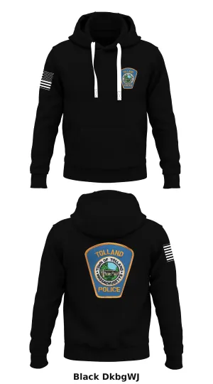 Tolland Police Department  Store 1  Core Men's Hooded Performance Sweatshirt - DkbgWJ