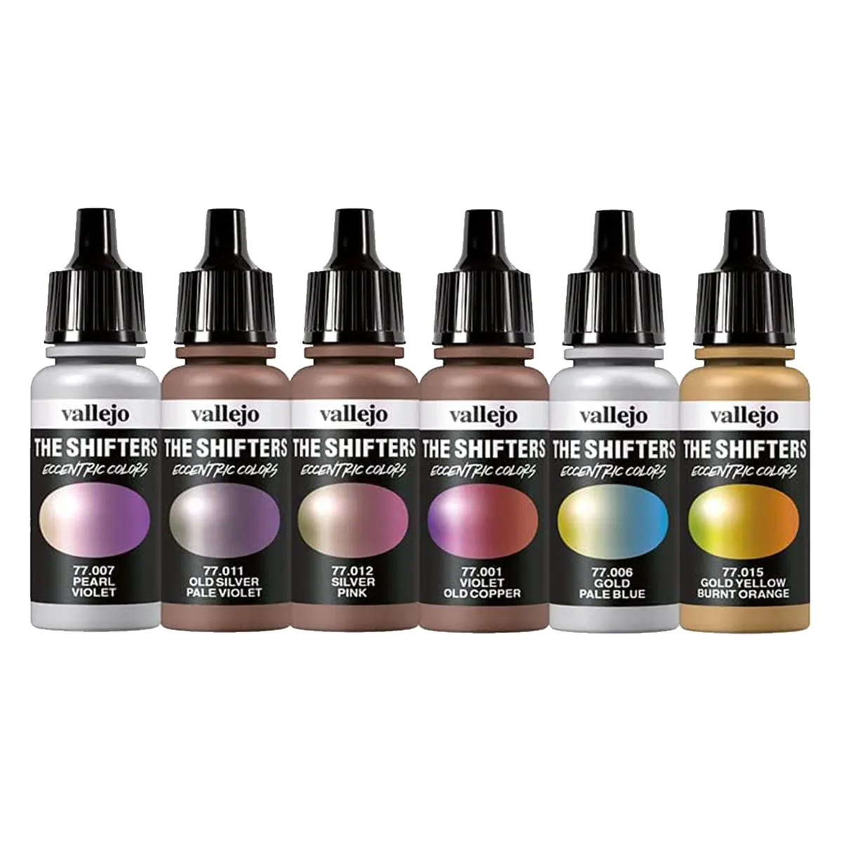 Vallejo Eccentric The Shifters Magic Dust 6 Colour Set Acrylic Airbrush Paint