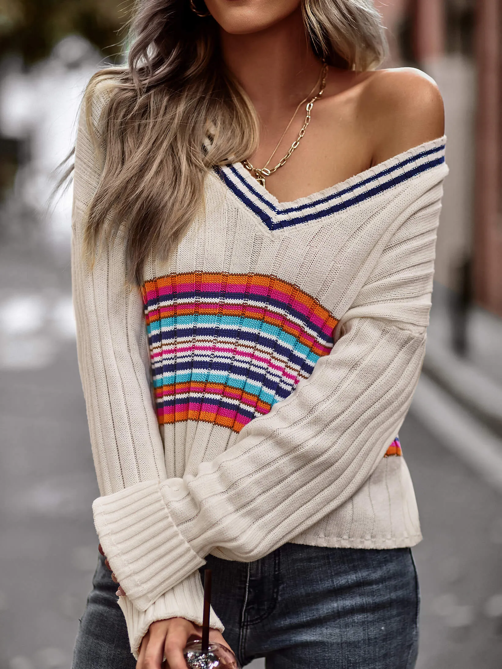 Vien Knit Top - Beige