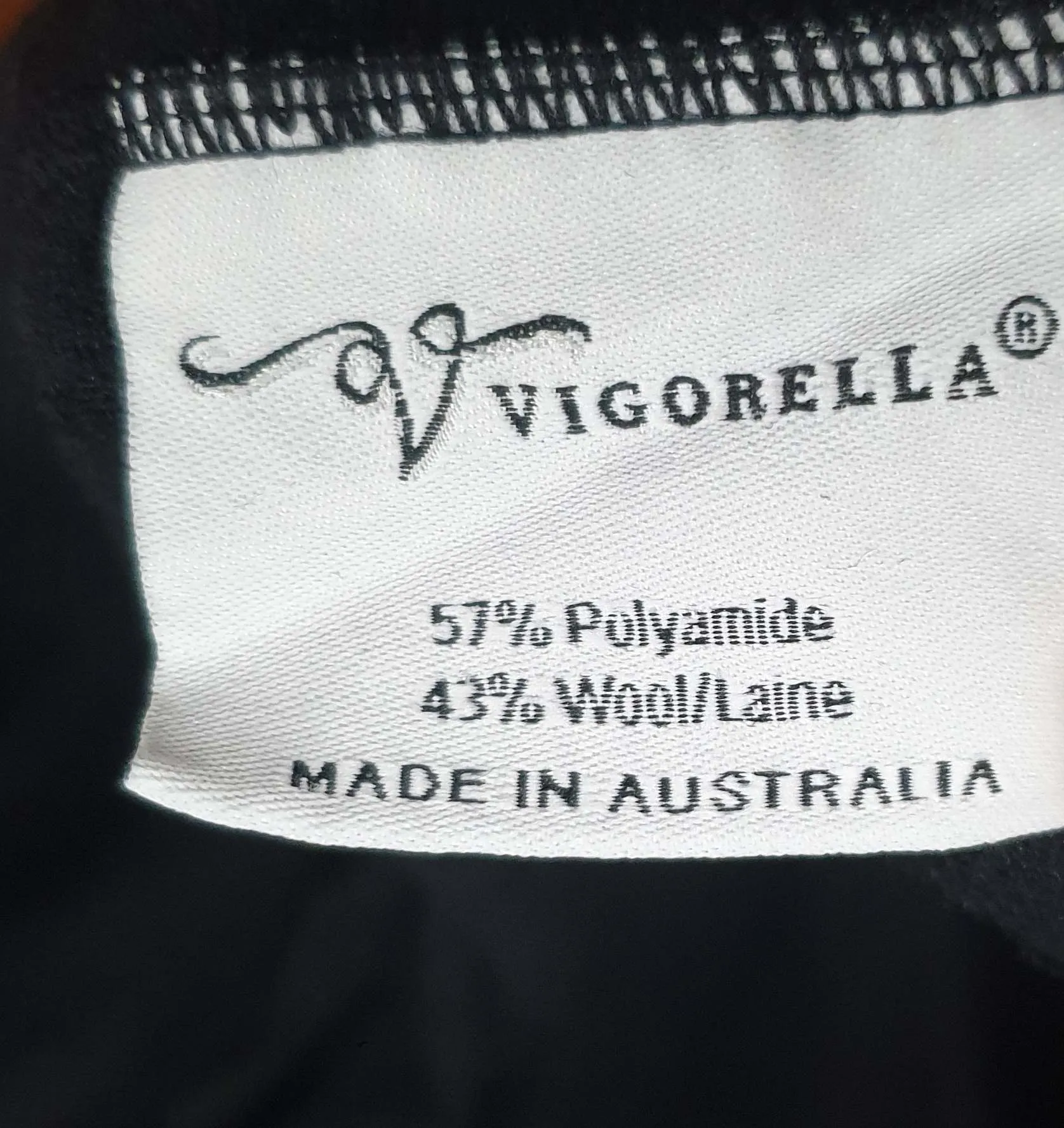 Vigorella black wool mix long cardigan one size