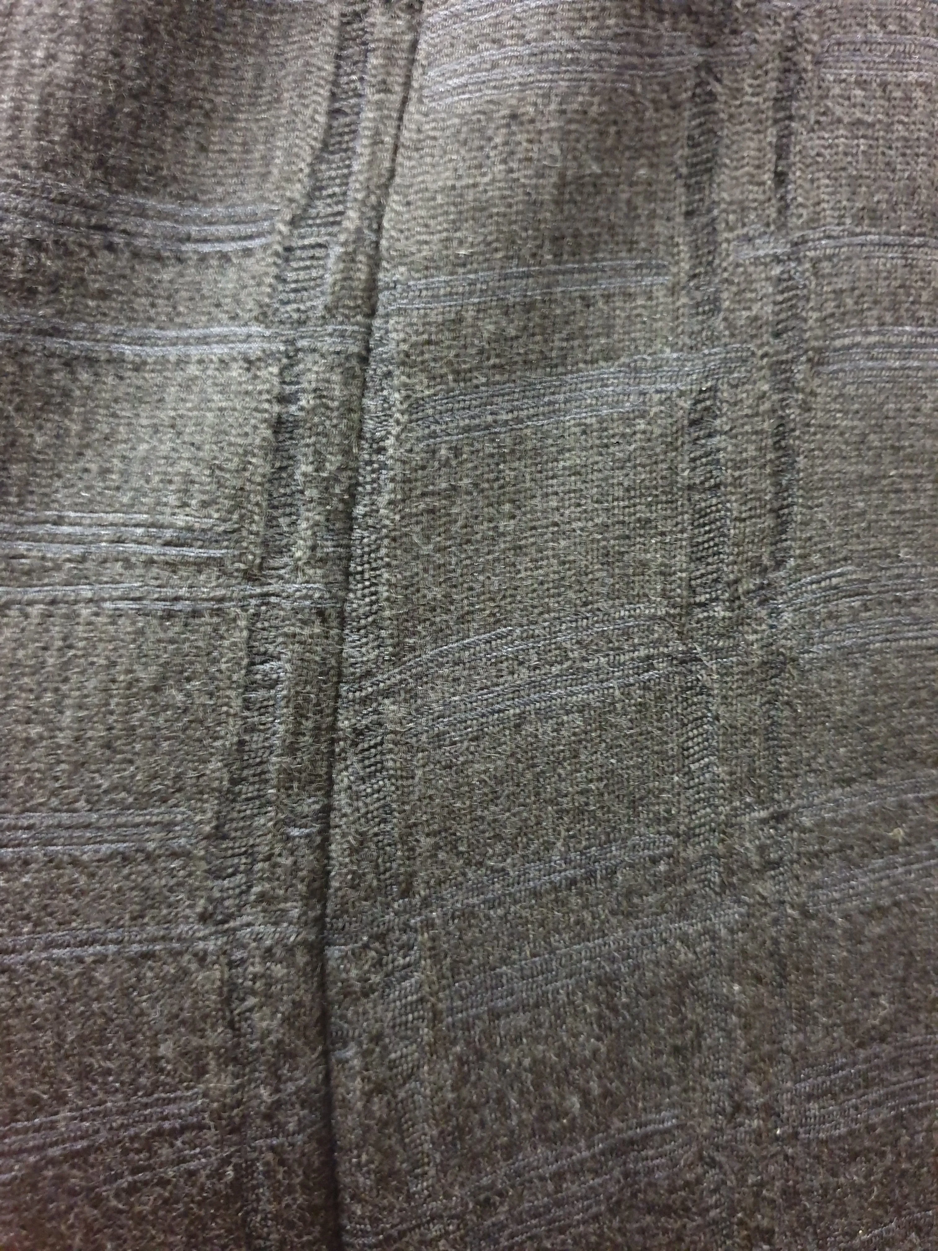 Vigorella black wool mix long cardigan one size