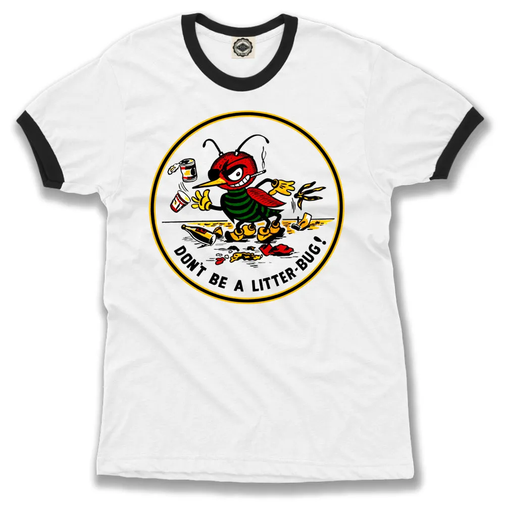 Vintage Litter-Bug Men's Ringer Tee