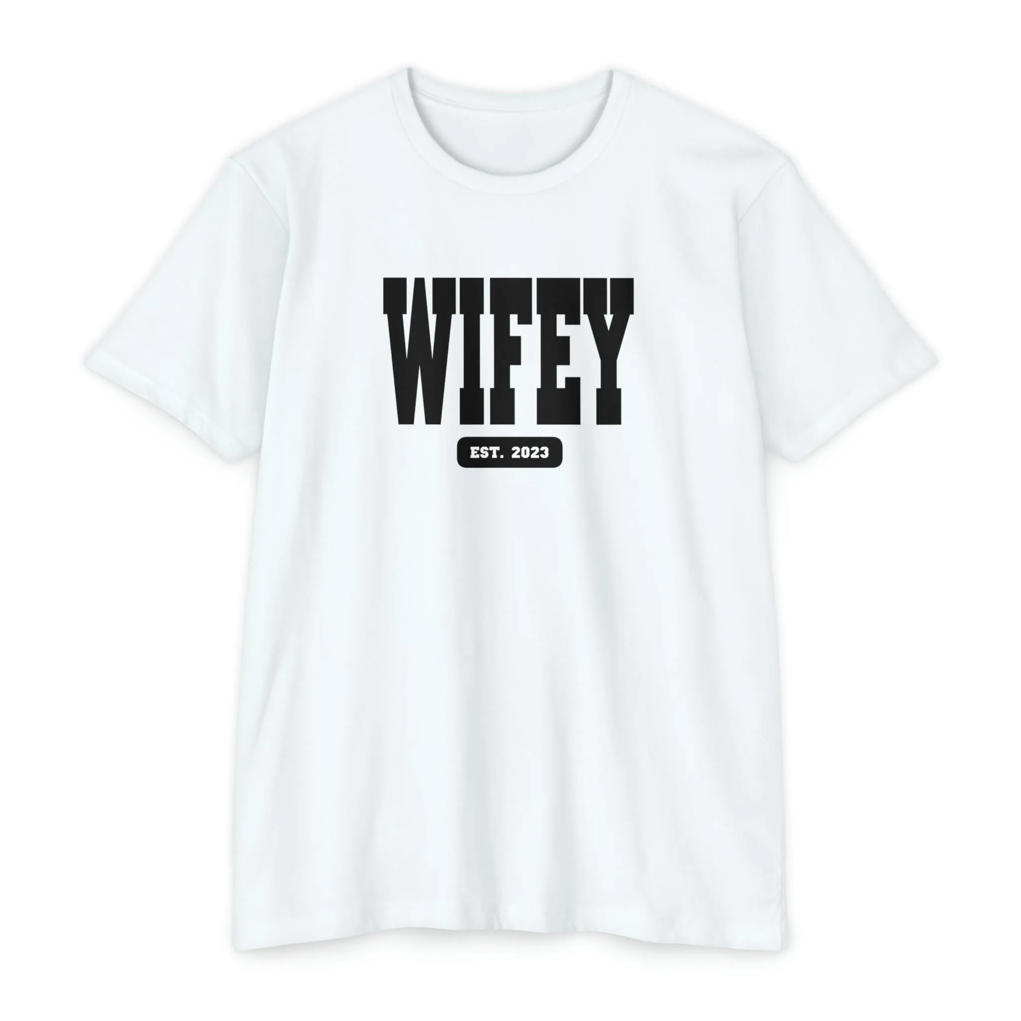 Wifey & Hubby EST. 2023 Deluxe Tees