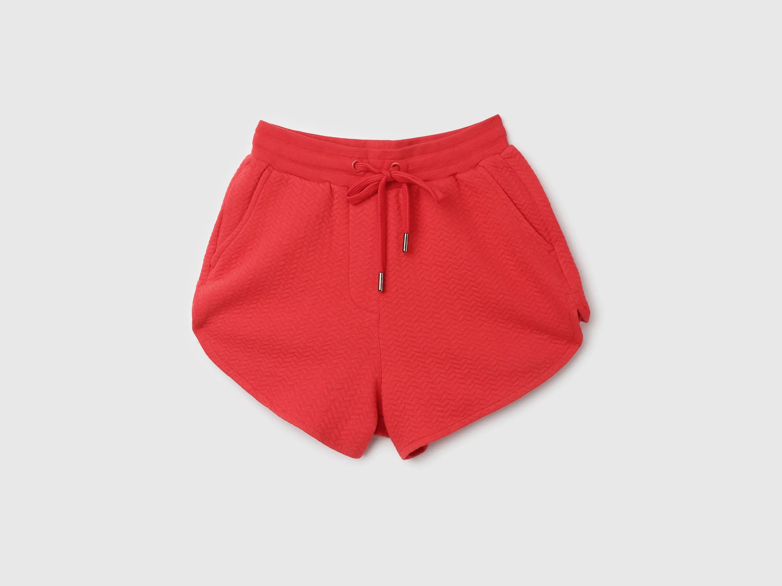 Women Herringbone Regular Fit Shorts
