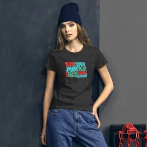 Women's Basic Tee - Turn Off Your Mind, Relax!