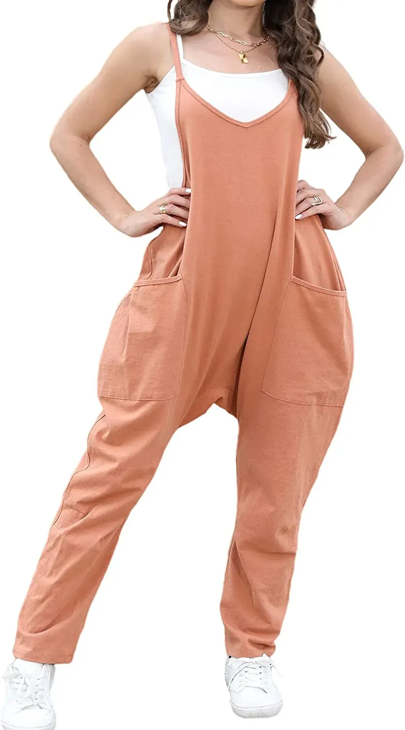 Womens Casual Wide Leg Jumpsuit (Buy 2 Vip Shipping)