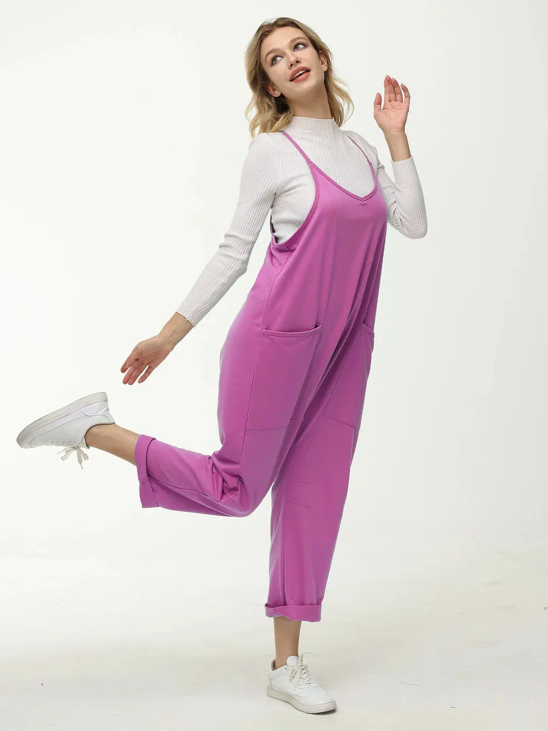 Womens Casual Wide Leg Jumpsuit (Buy 2 Vip Shipping)