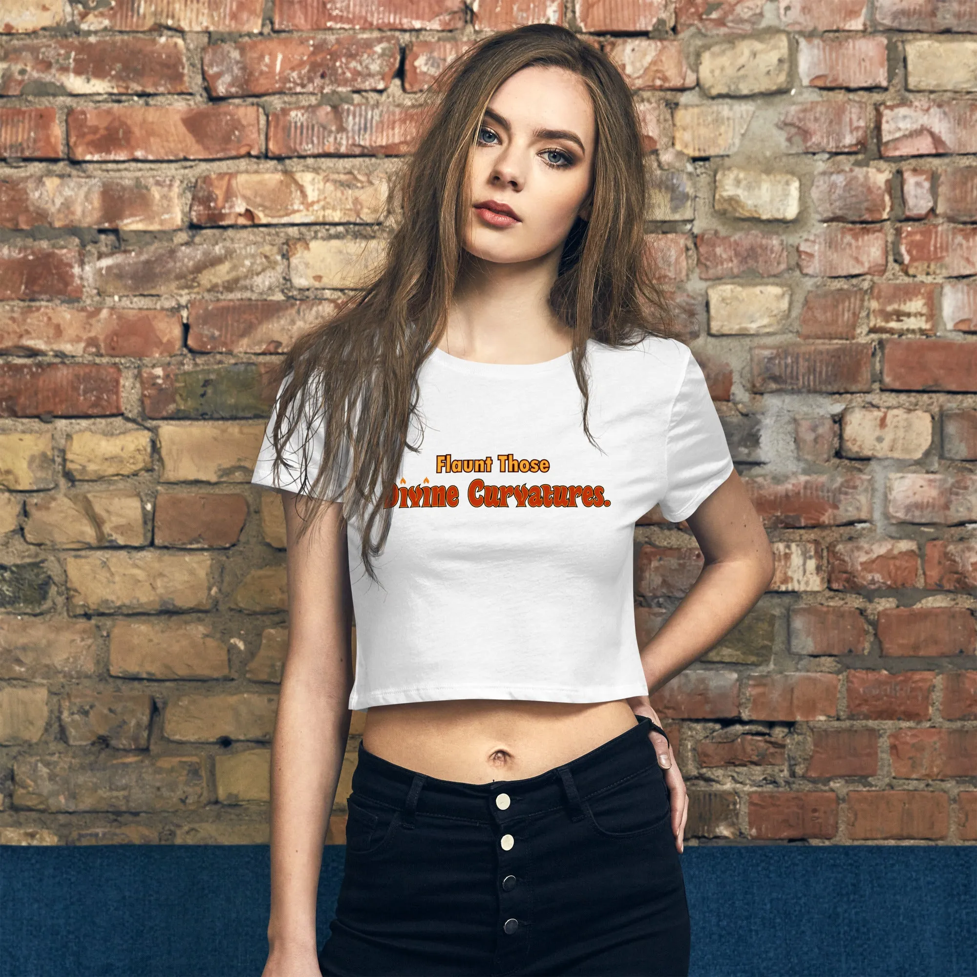 Women’s Crop Tee - Flaunt Those Divine Curvatures!