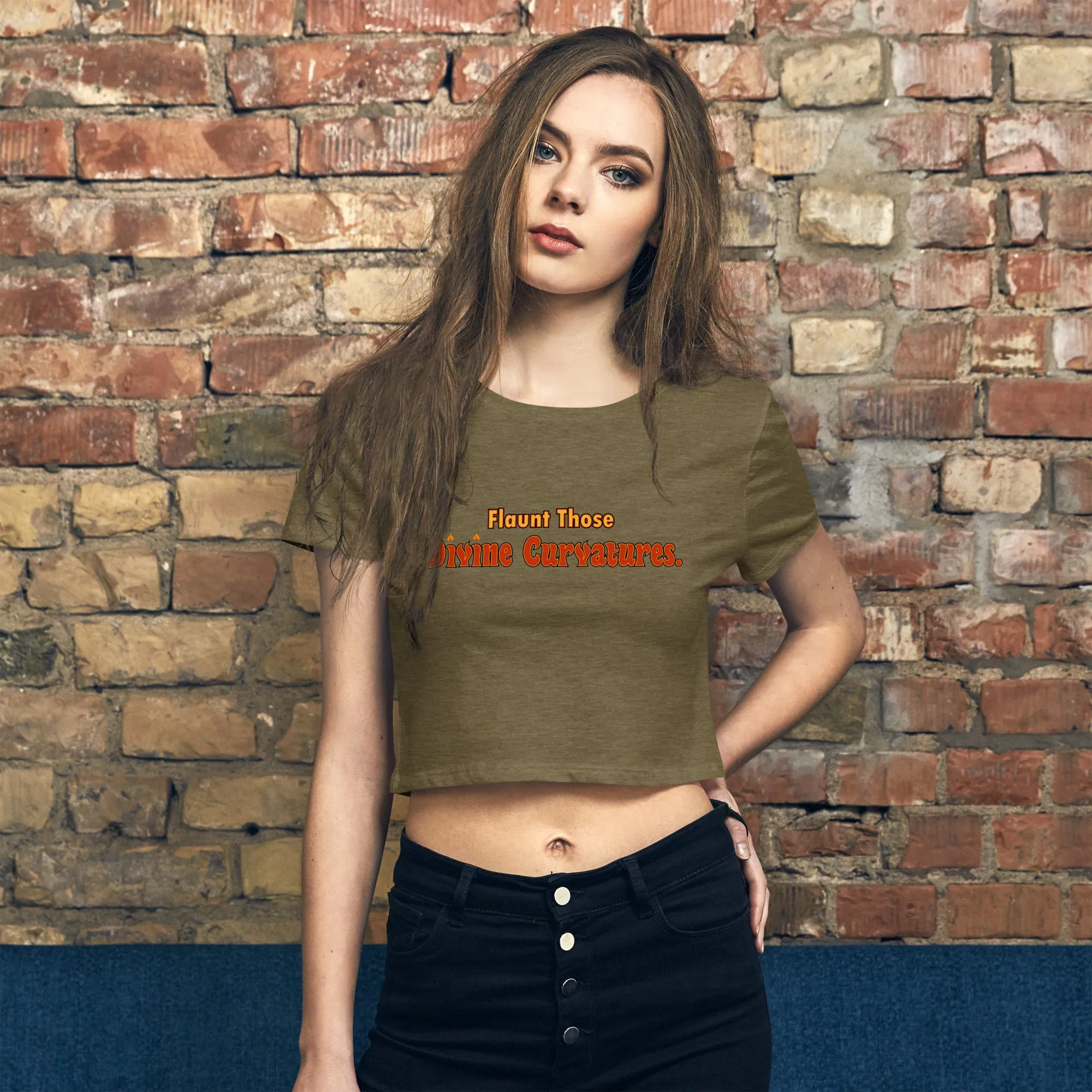 Women’s Crop Tee - Flaunt Those Divine Curvatures!