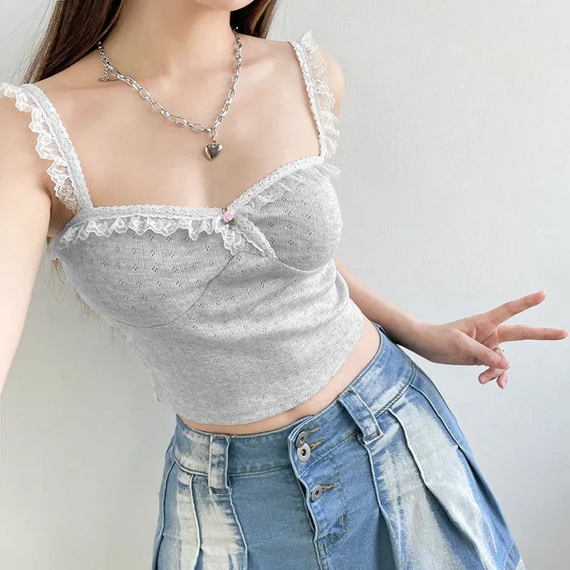 Women's Fashion Lace Slim Camisole Top