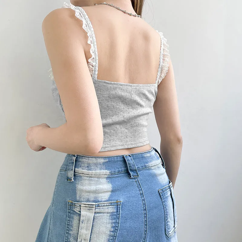 Women's Fashion Lace Slim Camisole Top