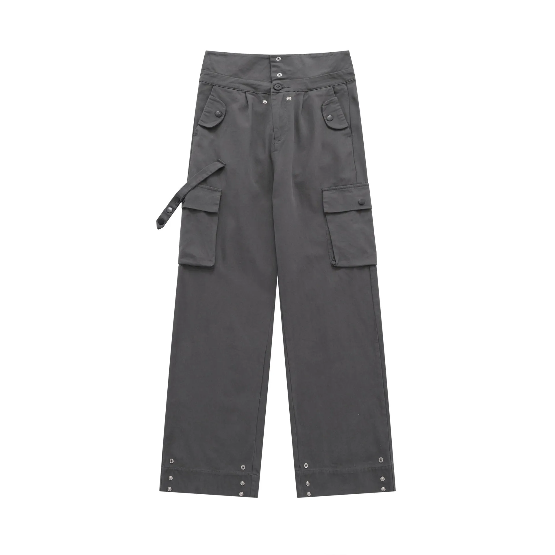 Women’s High Waist Long Cargo Pants with Pockets